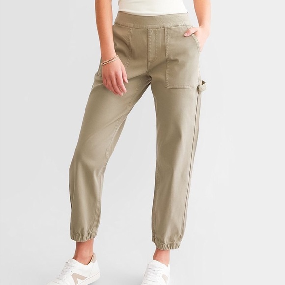 Buckle Black Pants - Buckle Black pull-on cargo jogger size Large